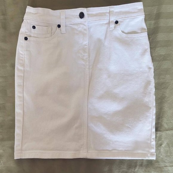 J. Crew Denim Mini Skirt, size 24 - Picture 2 of 6